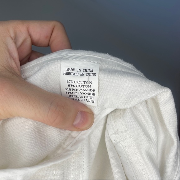 Theory Double Breasted Belted White Jacket - size small - Picture 9 of 12